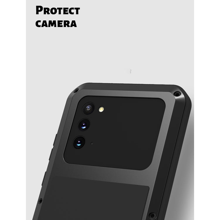 For Samsung Galaxy Note 20 LOVE MEI Metal Shockproof Waterproof Dustproof Protective Case without Glass(Red) - free shipping - PMC TechLife - Order now!