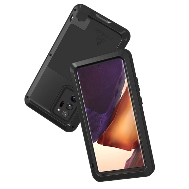 For Samsung Galaxy Note 20 Ultra LOVE MEI Metal Shockproof Waterproof Dustproof Protective Case without Glass(White) - Galaxy Note20 Ultra Cases by LOVE MEI | Online Shopping South Africa | PMC TechLife | Buy Now Pay Later Mobicred