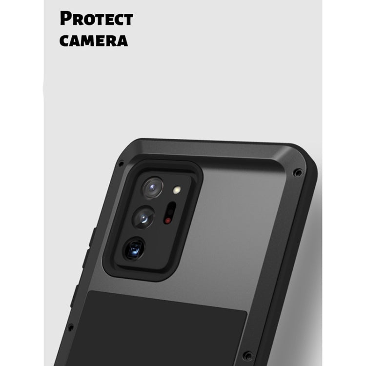 For Samsung Galaxy Note 20 Ultra LOVE MEI Metal Shockproof Waterproof Dustproof Protective Case without Glass(White) - Galaxy Note20 Ultra Cases by LOVE MEI | Online Shopping South Africa | PMC TechLife | Buy Now Pay Later Mobicred