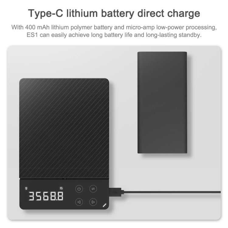 3KG Original Xiaomi Youpin DUKA ES1 Kitchen LCD Digital High-precision Electronic Scale - Kitchen Scales by Xiaomi | Online Shopping South Africa | PMC TechLife | Buy Now Pay Later Mobicred