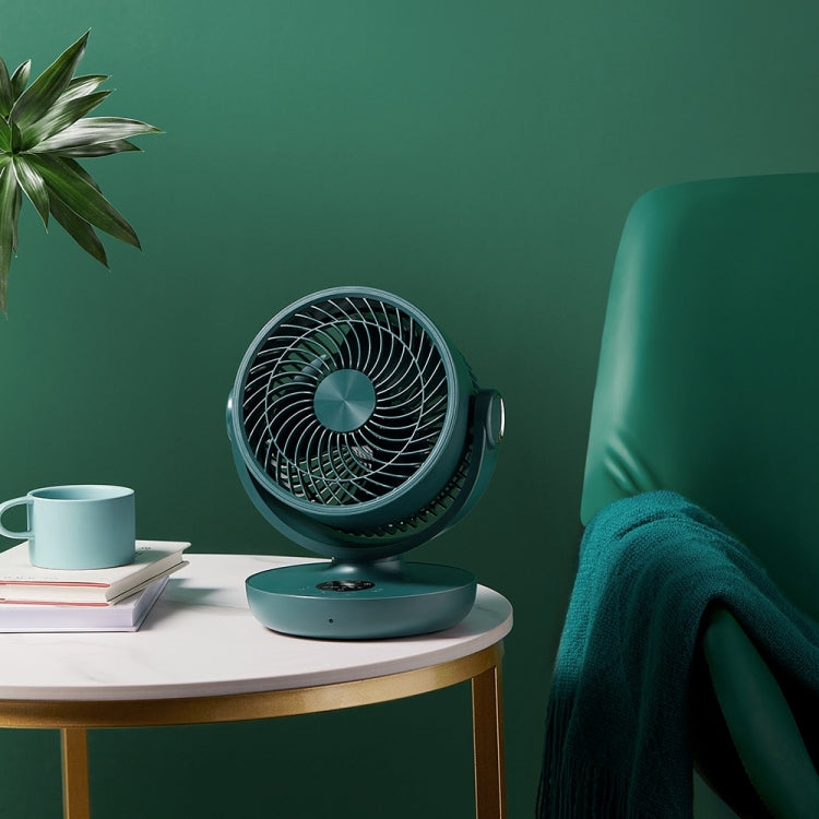 WT-F44 Adjustable Desktop LED Smart Digital Display Air Circulation Electric Fan, 3 Speed Control (Green) - Electric Fans by PMC Jewellery | Online Shopping South Africa | PMC Jewellery | Buy Now Pay Later Mobicred