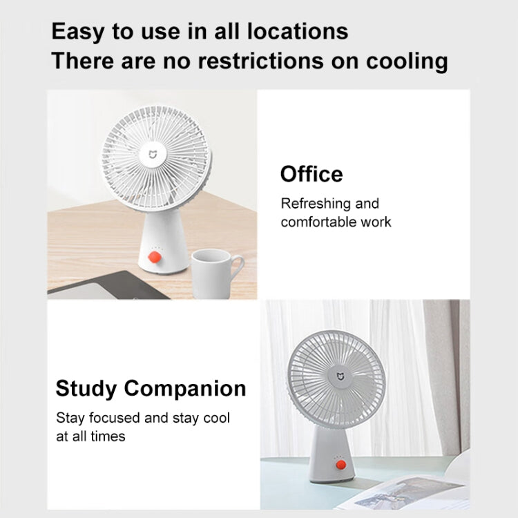 Original Xiaomi Mijia Desktop Handheld 2 in 1 Electric Fan (White) - Electric Fans by Xiaomi | Online Shopping South Africa | PMC Jewellery | Buy Now Pay Later Mobicred