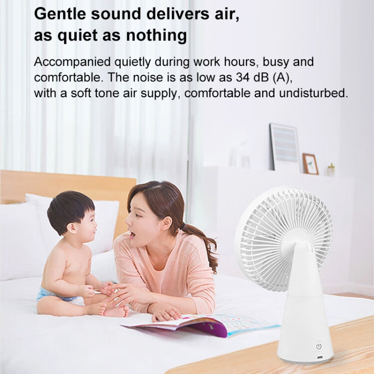 Original Xiaomi Mijia Desktop Handheld 2 in 1 Electric Fan (White) - Electric Fans by Xiaomi | Online Shopping South Africa | PMC Jewellery | Buy Now Pay Later Mobicred