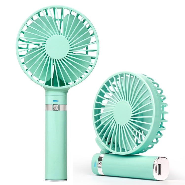 S2 Portable Foldable Handheld Electric Fan, with 3 Speed Control & Night Light (Mint Green) - Electric Fans by PMC Jewellery | Online Shopping South Africa | PMC Jewellery | Buy Now Pay Later Mobicred