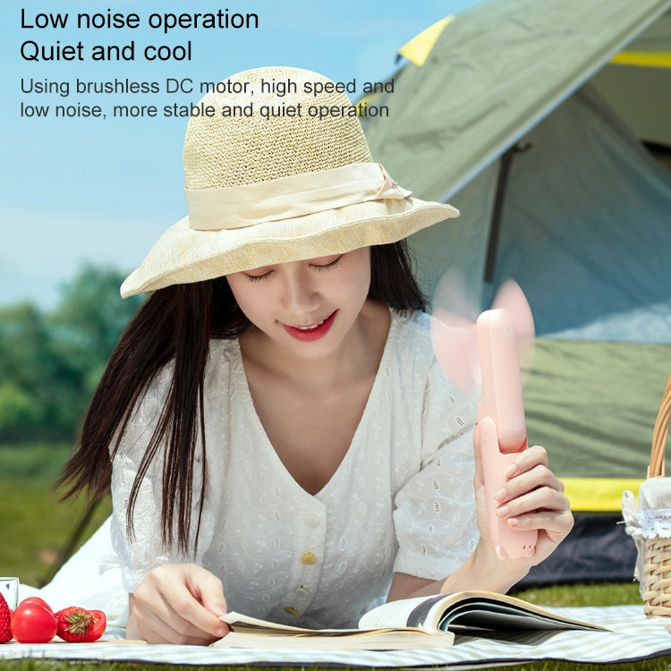 Xiaomi Youpin JISULIFE F8 Multifunctional Mini Fan Handheld Folding Fan(Pink) - free shipping - PMC Jewellery - Order now!