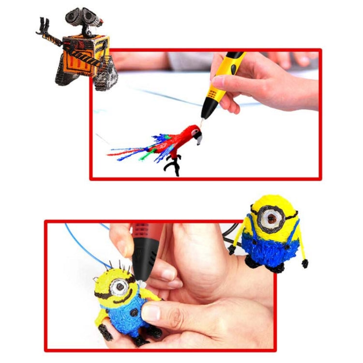Gen 6th ABS / PLA Filament Kids DIY Drawing 3D Printing Pen with LCD Display(Blue+Black) - 3D Printer by PMC TechLife | Online Shopping South Africa | PMC TechLife | Buy Now Pay Later Mobicred
