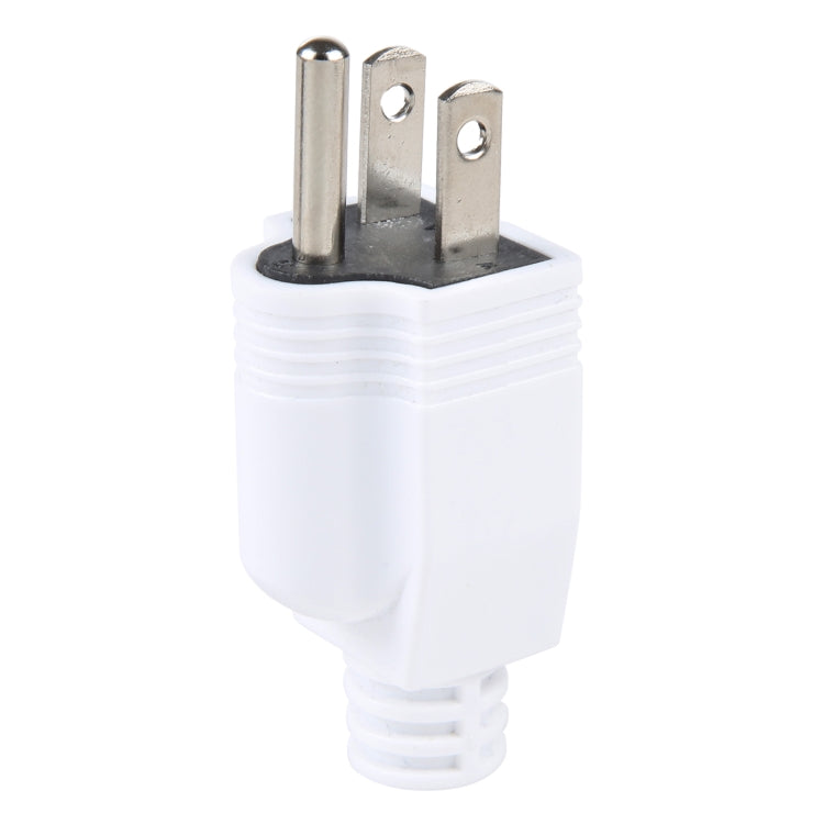US Plug Male AC Wall Universal Travel Power Socket Plug Adapter (White) - Plug Adaptor by PMC Jewellery | Online Shopping South Africa | PMC Jewellery