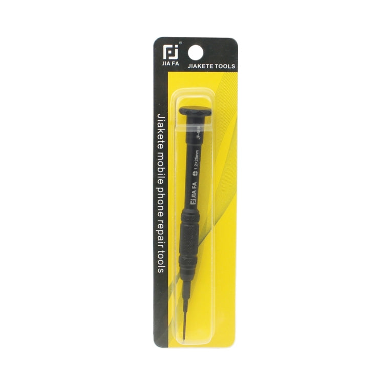 JIAFA JF-619-1.5 Mobile Phone Repair Tool 1.5 x 30mm Slotted Screwdriver(Black) - Screwdriver by PMc TechLife | Online Shopping South Africa | PMc TechLife | Buy Now Pay Later Mobicred