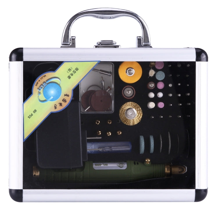 WLXY P-800 80 in 1 Mini Electric Drill Grinder Set, 110V-240V, US Plug - Drill & Drill Bits by WLXY | Online Shopping South Africa | PMC TechLife | Buy Now Pay Later Mobicred