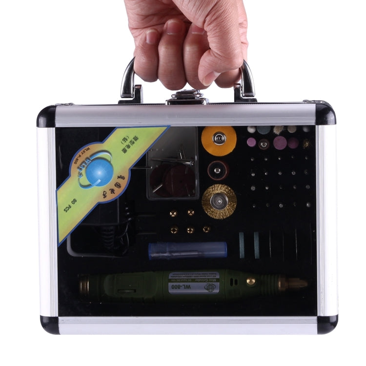 WLXY P-800 80 in 1 Mini Electric Drill Grinder Set, 110V-240V, US Plug - Drill & Drill Bits by WLXY | Online Shopping South Africa | PMC TechLife | Buy Now Pay Later Mobicred