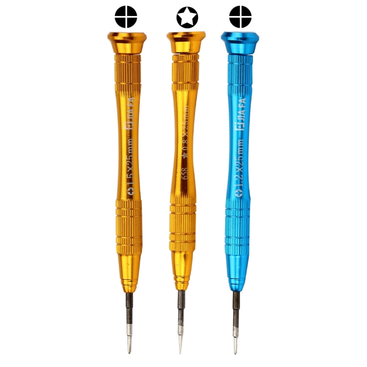 tlye 658 3 in 1 Pentagonal Precision Metal Screwdriver, Overall Length: 12.5cm - free shipping - PMC TechLife - Order now!