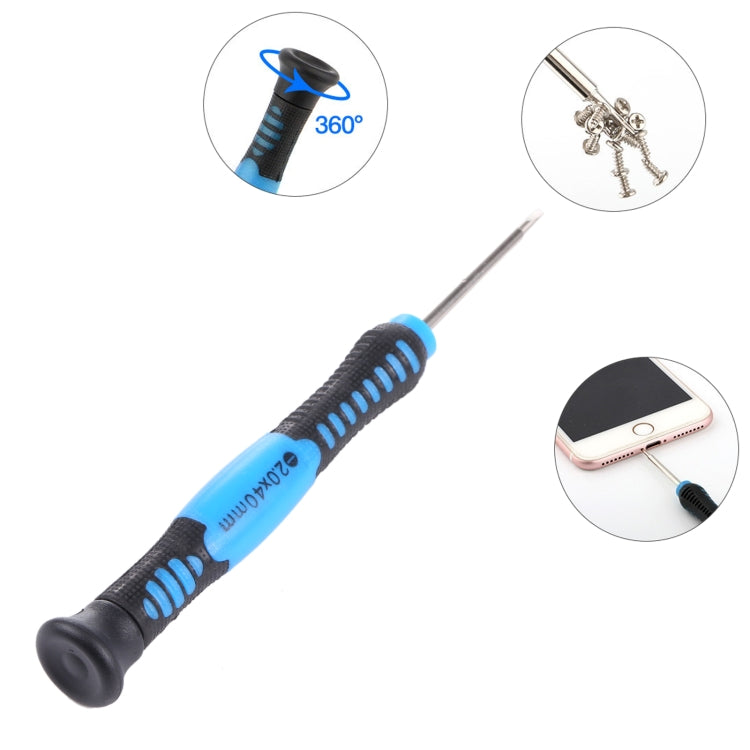 JIAFA JF-607-2.0 Slot 2.0 Mobile Phone Repair Screwdriver (Blue) - free shipping - PMC TechLife - Order now!