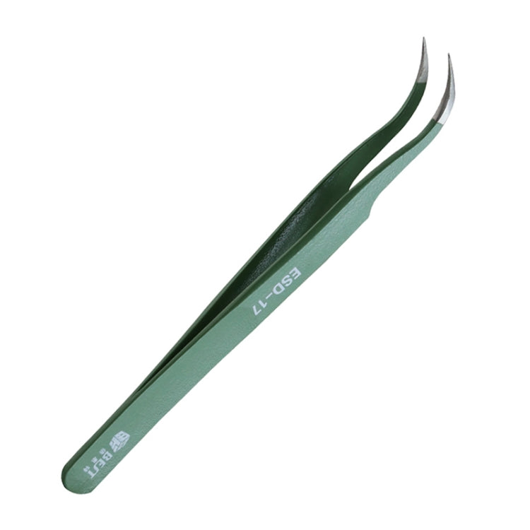 BEST BST-17 Precision Anti-static ESD Stainless Steel Tweezers - free shipping - PMC TechLife - Order now!