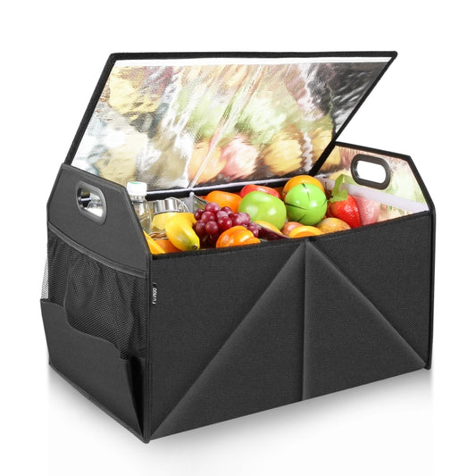 FunAdd Foldable Storage Fresh Box Vehicle Trunk Organizer Bag Transportation Fresh-keeping Box (Black) - Stowing Tidying by FunAdd | Online Shopping South Africa | PMC Jewellery | Buy Now Pay Later Mobicred