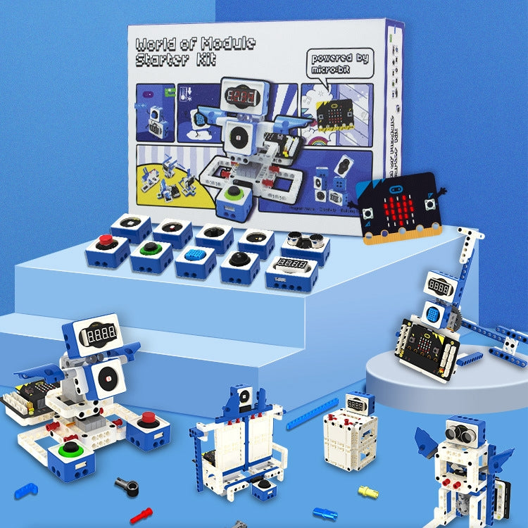 Yahboom Building Block Sensor Module Kit, Compatible with Micro:bit V2/V1.5 Arduino UNO Raspberry Pi Pico, without micro:bit - free shipping - PMC TechLife - Order now!