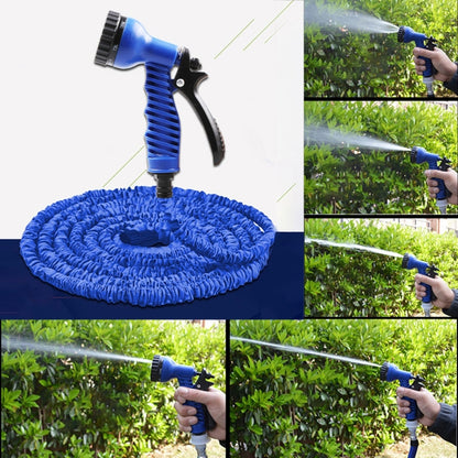 15-45m Telescopic Pipe Expandable Magic Flexible Garden Watering Hose with Spray Gun Set (Blue) - Watering & Irrigation by PMC Jewellery | Online Shopping South Africa | PMC Jewellery | Buy Now Pay Later Mobicred