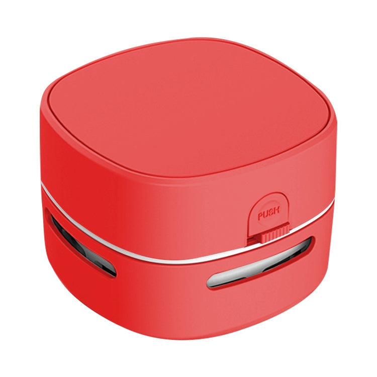 3W Hardcover Battery Style Portable Handheld Wireless Mini Desktop Vacuum Cleaner(Red) - Mini Vacuum Cleaner by PMC TechLife | Online Shopping South Africa | PMC TechLife | Buy Now Pay Later Mobicred