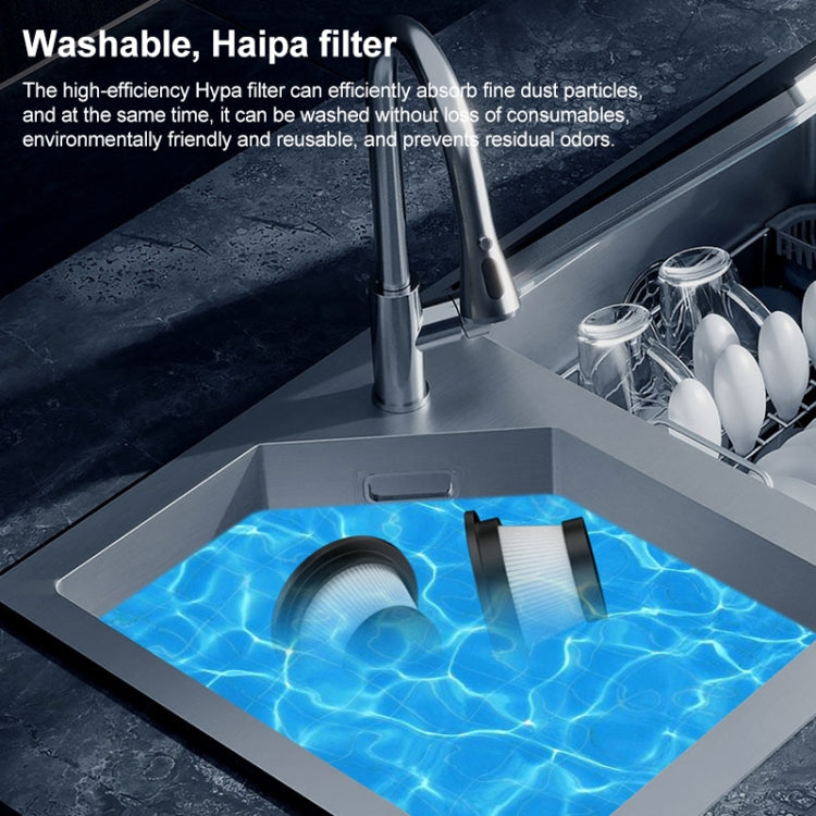 Portable Hand-held Folding Vacuum Cleaner (White) - Vacuum Cleaner by PMC TechLife | Online Shopping South Africa | PMC TechLife | Buy Now Pay Later Mobicred