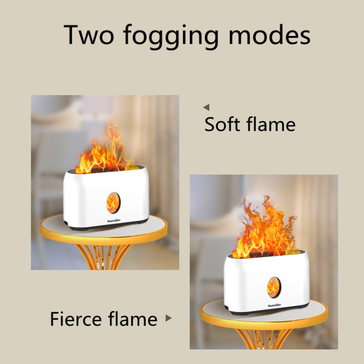 USB Simulation Flame Humidifier (Black) - free shipping - PMC TechLife - Order now!