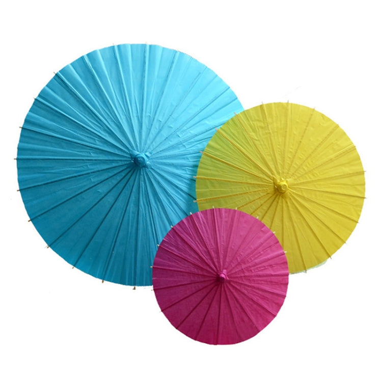 Indoor Aerial Creative Background Layout Corridor Classroom Paper Umbrella Hanging Wall Decoration, Diameter: 40cm(Rose Red) - Ornaments by PMC Jewellery | Online Shopping South Africa | PMC Jewellery