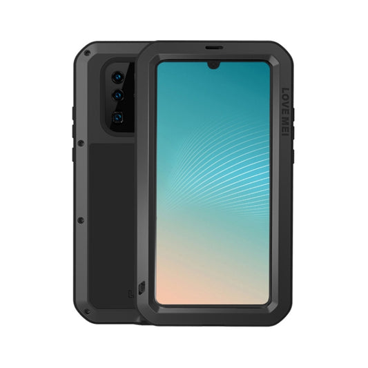 LOVE MEI Powerful Dustproof Shockproof Splashproof Metal + Silicone Combination Case for Huawei P30 Pro (Black) - Huawei Cases by LOVE MEI | Online Shopping South Africa | PMC Jewellery | Buy Now Pay Later Mobicred