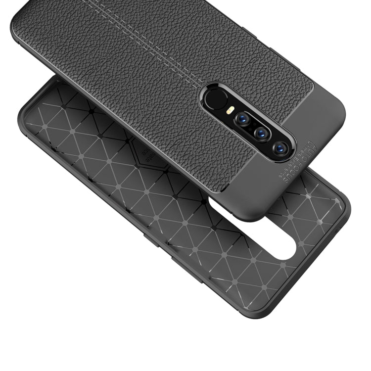 Litchi Texture TPU Case for Huawei Mate RS Porsche Design(Black) - Huawei Cases by PMC Jewellery | Online Shopping South Africa | PMC Jewellery