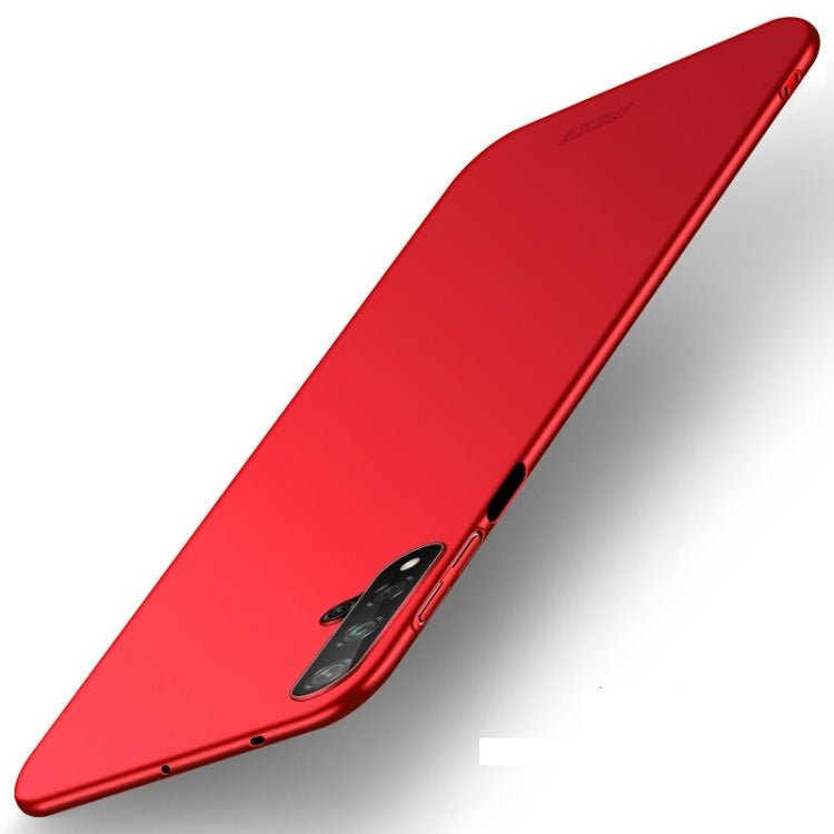 MOFI Frosted PC Ultra-thin Hard Case for Huawei Honor 20 (Red) - Honor Cases by MOFI | Online Shopping South Africa | PMC Jewellery