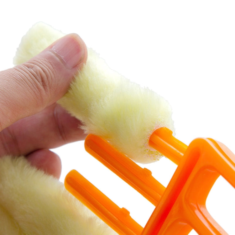 Microfiber Blinds Cleaning Brush Slat Dust Cleaner Clip Window Air Conditioner Duster - Cleaning Tools by PMC TechLife | Online Shopping South Africa | PMC TechLife