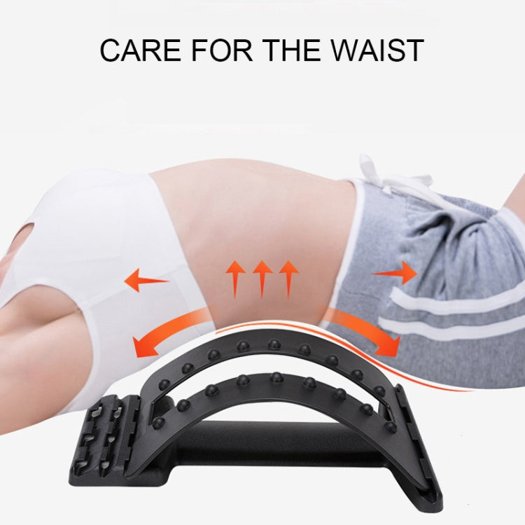 Lumbar Traction Stretching Device Posture Corrector Waist Support Spine Pain Relief Back Massage Stretcher - free shipping - PMC TechLife - Order now!