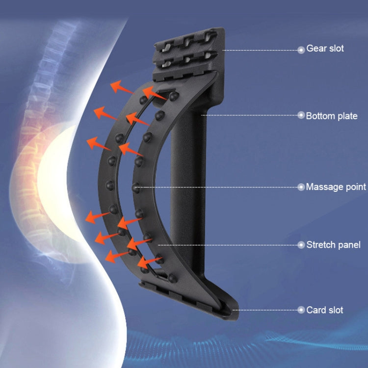 Lumbar Traction Stretching Device Posture Corrector Waist Support Spine Pain Relief Back Massage Stretcher - free shipping - PMC TechLife - Order now!