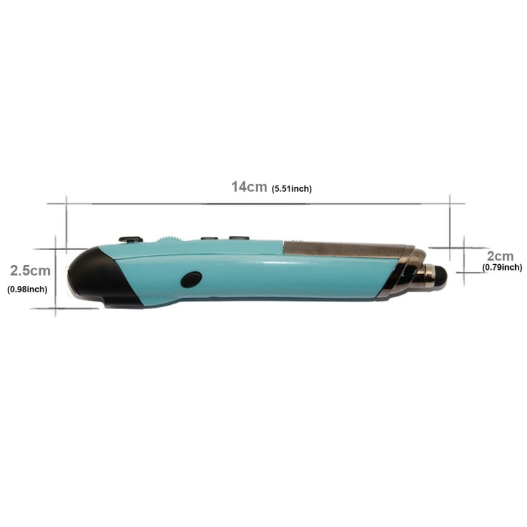 PR-08 2.4G Innovative Pen-style Handheld Wireless Smart Mouse, Effective Distance: 10m(Blue) - Wireless Mice by PMC Jewellery | Online Shopping South Africa | PMC Jewellery | Buy Now Pay Later Mobicred
