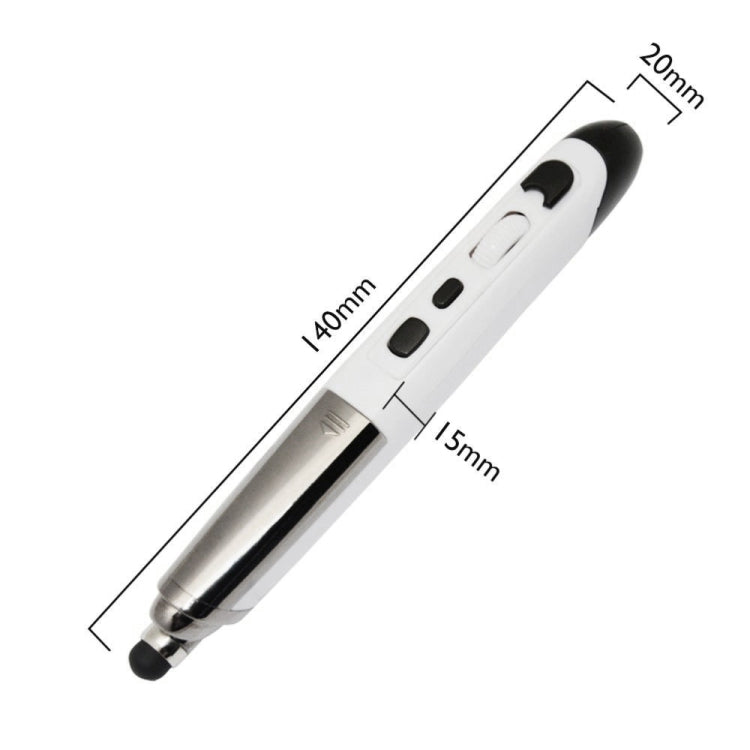 PR-08 2.4G Innovative Pen-style Handheld Wireless Smart Mouse, Support Windows 8 / 7 / Vista / XP /  2000 / Android / Linux / Mac OS. , Effective Distance: 10m(White) - Wireless Mice by PMC Jewellery | Online Shopping South Africa | PMC Jewellery | Buy Now Pay Later Mobicred