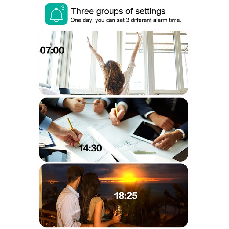 Modern 3D LED Sound Control Colorful Digital Alarm Clock Adjust Brightness Electronic Wall Glowing Hanging Clock with Remote Control(White) - Wall Clock by PMc TechLife | Online Shopping South Africa | PMc TechLife | Buy Now Pay Later Mobicred