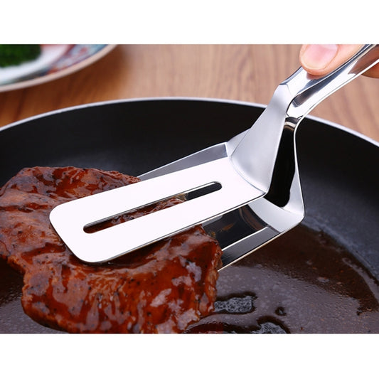 Stainless Steel Barbecue Steak Clip Tongs BBQ Roasting Shovels Leak Steak Shovel Spatula Food Clamp Bread Clips - Food Clips & Clips by PMC Jewellery | Online Shopping South Africa | PMC Jewellery | Buy Now Pay Later Mobicred