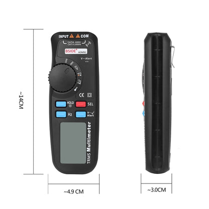 BSIDE ADM92 Handheld True RMS Digital Multimeter Auto Range 6000 Counts TRMS Tester with Live Wire Check Temp NCV Hz ohm Diode - Current & Voltage Tester by PMC Jewellery | Online Shopping South Africa | PMC Jewellery | Buy Now Pay Later Mobicred