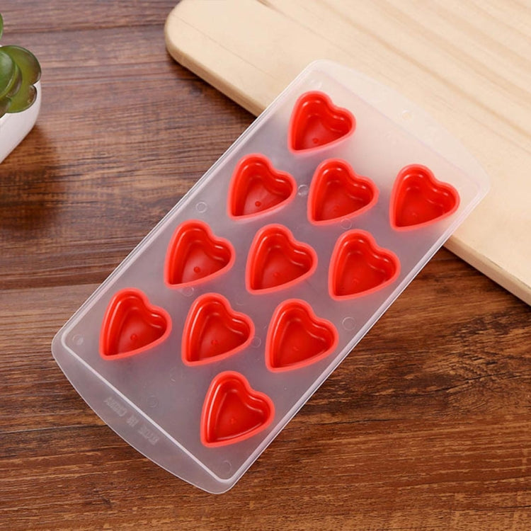 Love Shaped Silicon Ice Cube Tray / Ice Mold Random Color - Food Molds by PMC Jewellery | Online Shopping South Africa | PMC Jewellery | Buy Now Pay Later Mobicred