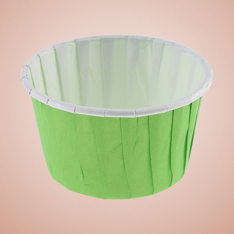 50pcs / Pack Round Lamination Cake Cup Muffin Cases Chocolate Cupcake Liner Baking Cup, Size: 5 x 3.8  x 3cm (Green) - Food Molds by PMC TechLife | Online Shopping South Africa | PMC TechLife | Buy Now Pay Later Mobicred