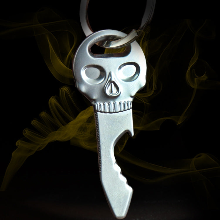 5 PCS Multi-function Skull Bottle Opener Key Chain Car Key Pendant, Size: 6.8x2.8cm - Key Rings by PMC TechLife | Online Shopping South Africa | PMC TechLife | Buy Now Pay Later Mobicred