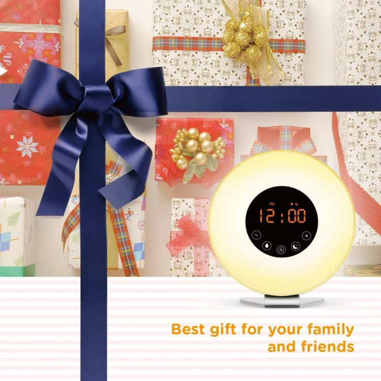 Multi-function Led Touch Intelligent Wake-up Light Alarm Clock with FM Radio - Alarm Clocks by PMc TechLife | Online Shopping South Africa | PMc TechLife | Buy Now Pay Later Mobicred