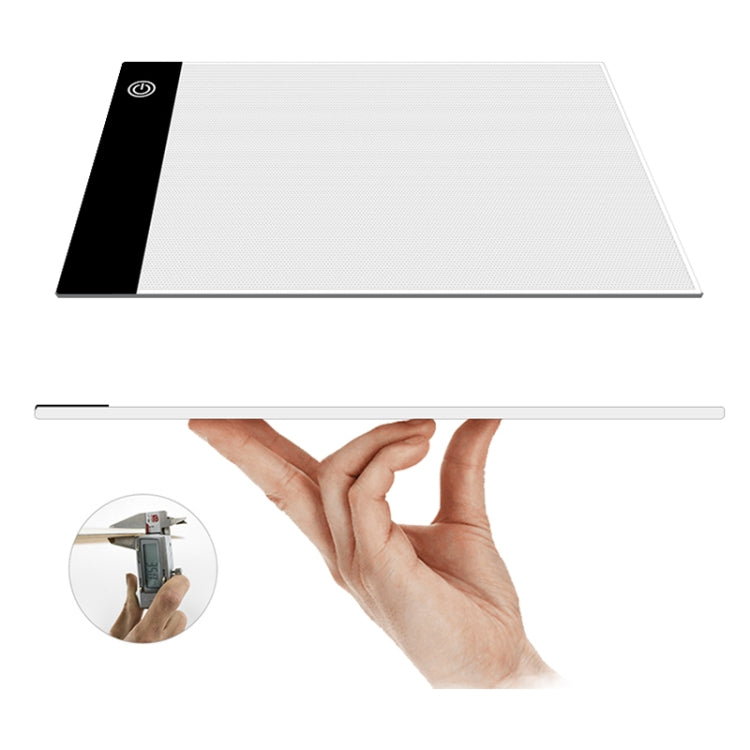 A5 Size Ultra-thin USB Three Level of Brightness Dimmable Acrylic Copy Boards Anime Sketch Drawing Sketchpad, with USB Cable & Plug -  by PMC TechLife | Online Shopping South Africa | PMC TechLife | Buy Now Pay Later Mobicred