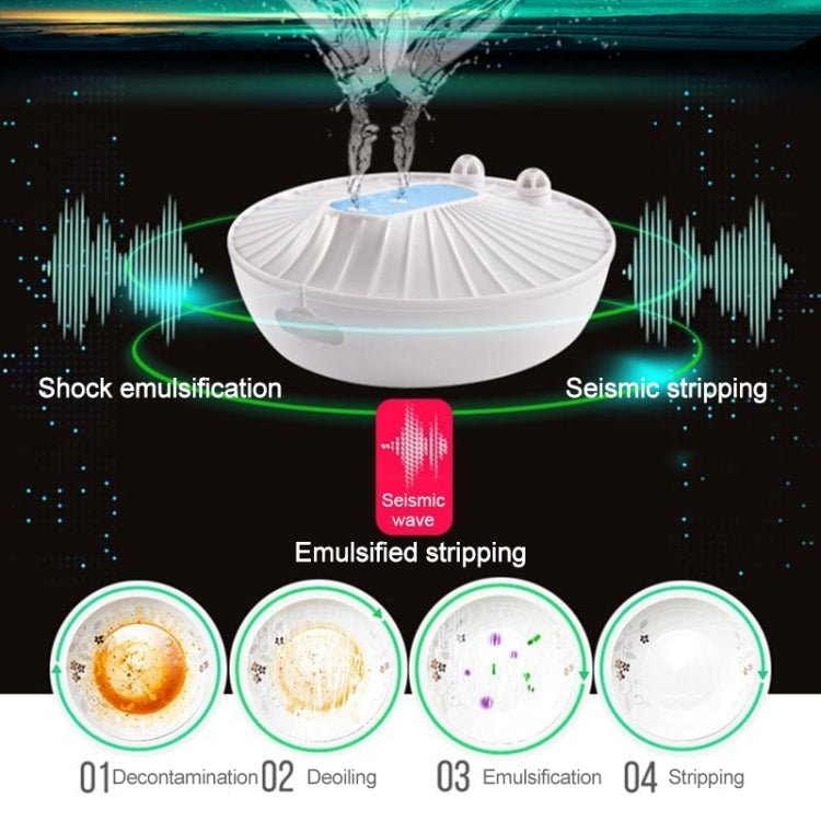 GYB001 Mini-ultrasonic Dishwasher Portable USB Charging Fruit Cleaner, Neutral Packaging(Champagne Gold) - free shipping - PMC TechLife - Order now!