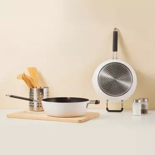 Original Xiaomi Youpin Non Stick Frying Pan Cooking Pot(White) - free shipping - PMC TechLife - Order now!
