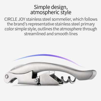 Original Xiaomi Youpin Circle Joy Stainless Steel Wine Corkscrew Bottle Opener - Openers by Xiaomi | Online Shopping South Africa | PMC Jewellery | Buy Now Pay Later Mobicred