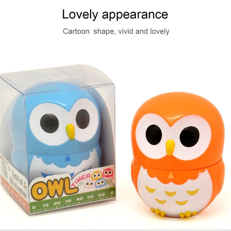 Owl Shape 60 Minutes Mechanical Kitchen Cooking Count Down Alarm Timer Home Decorating Gadget, Random Color Delivery - Digital Countdown by PMC Jewellery | Online Shopping South Africa | PMC Jewellery | Buy Now Pay Later Mobicred