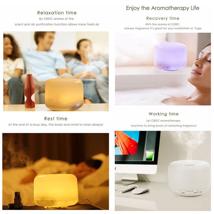 T500 Remote Control Clear White Air Humidifier Automatic Alcohol Sprayer Essential Oil Diffuser Ultrasonic Mist Maker Ultrasonic Aroma Diffuser Atomizer Color LED, Capacity: 500ml, DC 24V, US Plug - Air Purifiers & Accessories by PMC TechLife | Online Shopping South Africa | PMC TechLife | Buy Now Pay Later Mobicred