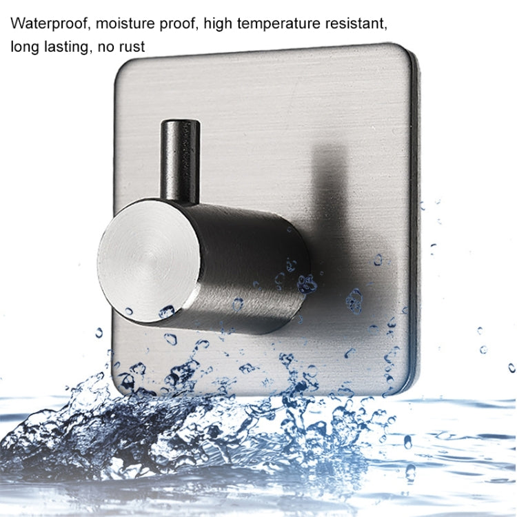 Stainless Steel Cylinder Hanger Bathroom Non-perforated Storage Clothes Hook, Size:14mm (Silver) - Hook by PMC TechLife | Online Shopping South Africa | PMC TechLife | Buy Now Pay Later Mobicred