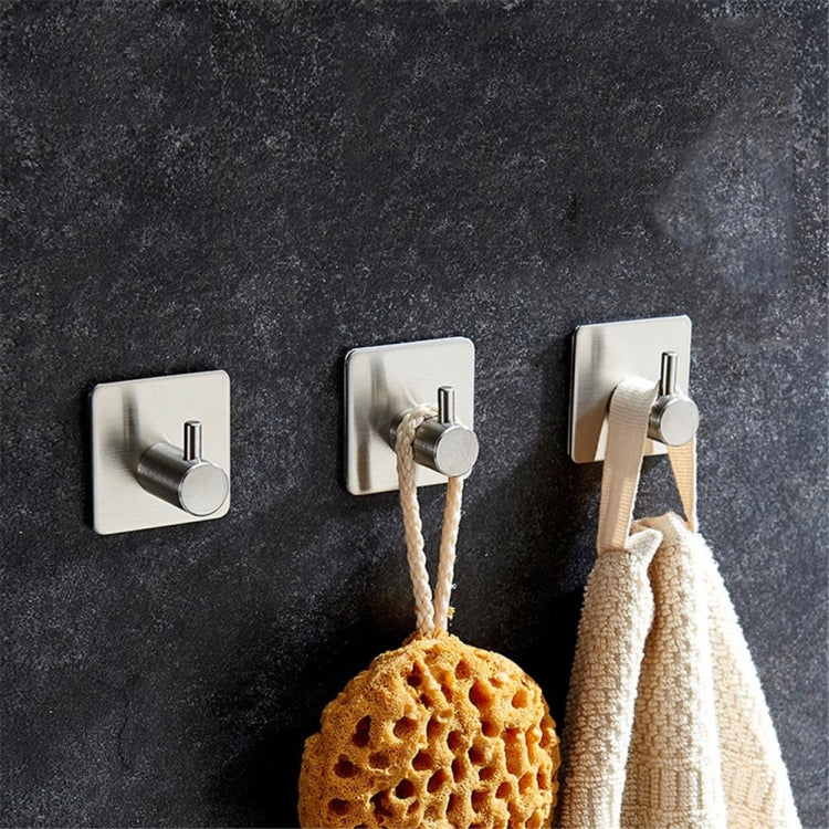 Stainless Steel Cylinder Hanger Bathroom Non-perforated Storage Clothes Hook, Size:14mm (Silver) - Hook by PMC TechLife | Online Shopping South Africa | PMC TechLife | Buy Now Pay Later Mobicred