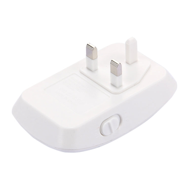 Electronic Ultrasonic Mosquito Rat Pest Control Repeller with LED Light, UK Plug, AC90V-250V(White) - Repellents by PMC TechLife | Online Shopping South Africa | PMC TechLife | Buy Now Pay Later Mobicred
