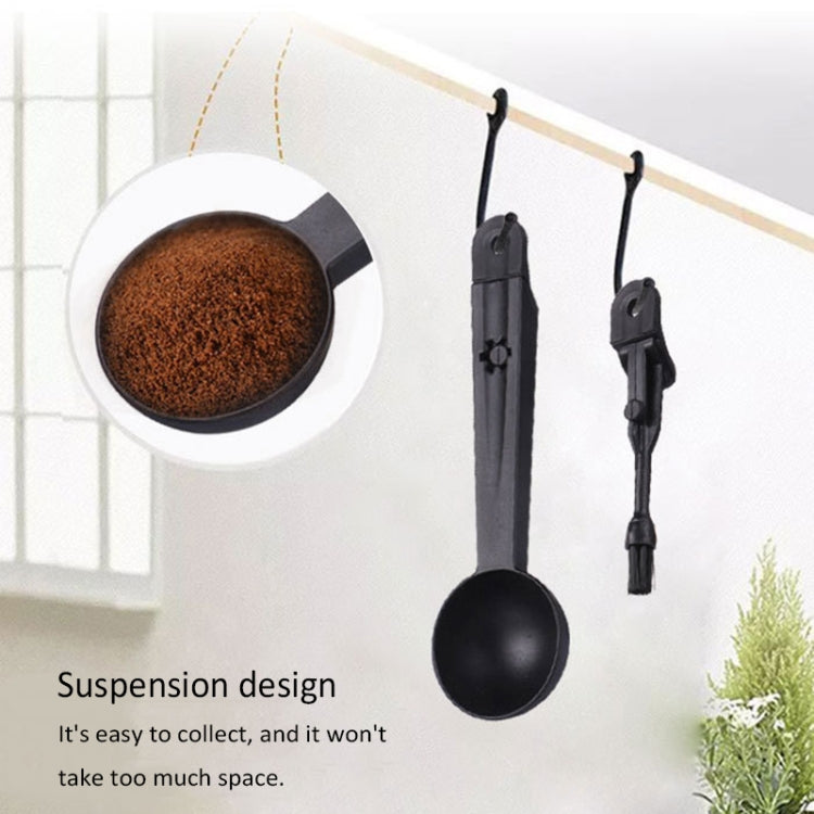 Coffee Machine Cleaning Brush Tool with Measure Scoop Spoon - Coffee Tools by PMC Jewellery | Online Shopping South Africa | PMC Jewellery | Buy Now Pay Later Mobicred