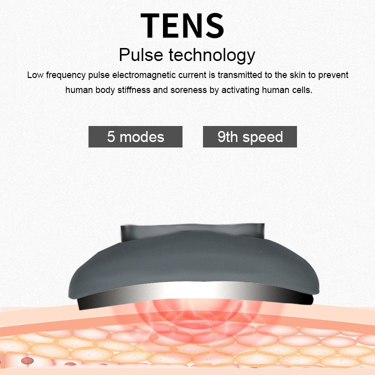 Rechargeable Household Electric Pulse Shock Neck Massager Intelligent Body Massager - free shipping - PMC TechLife - Order now!